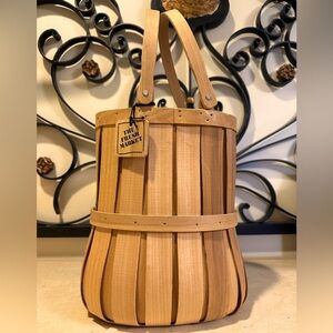 The Fresh Market Rustic Wooden Basket.